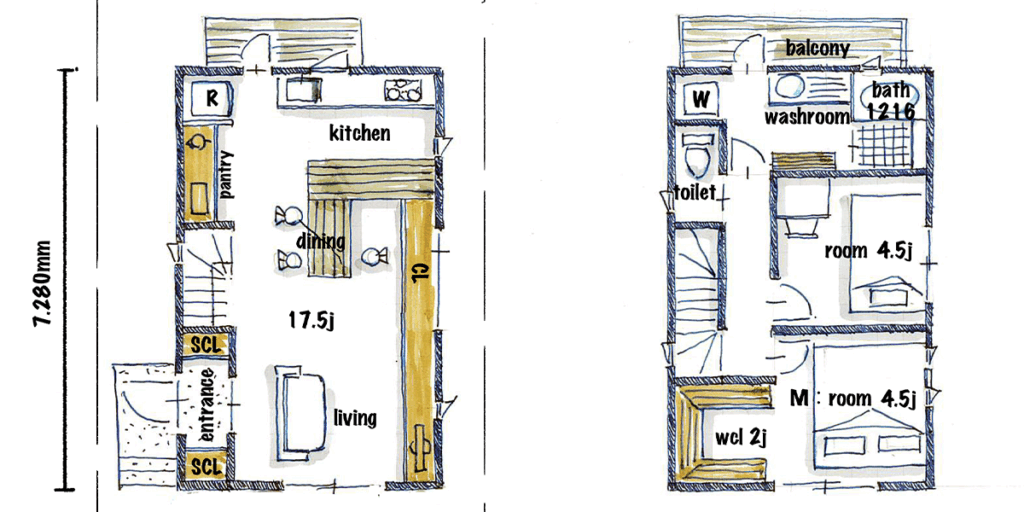 小さい家の間取り画像