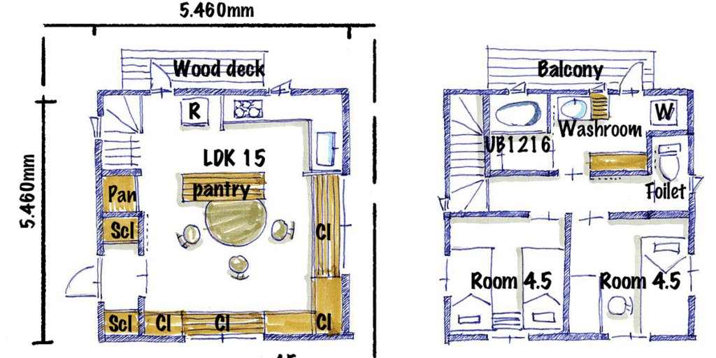 小さい家の間取り画像